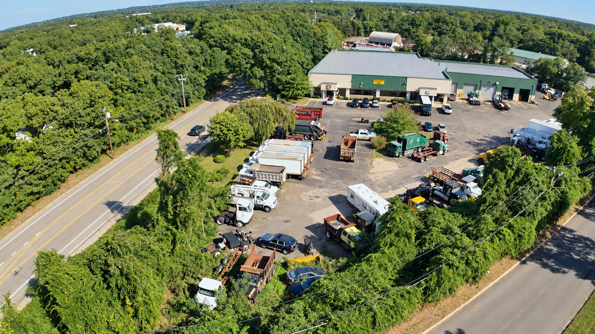 Whole property from above