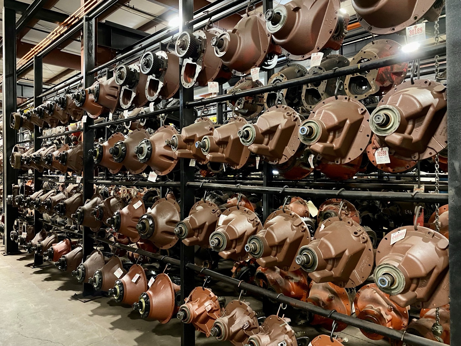 Rebuilt rear end differentials ready to ship