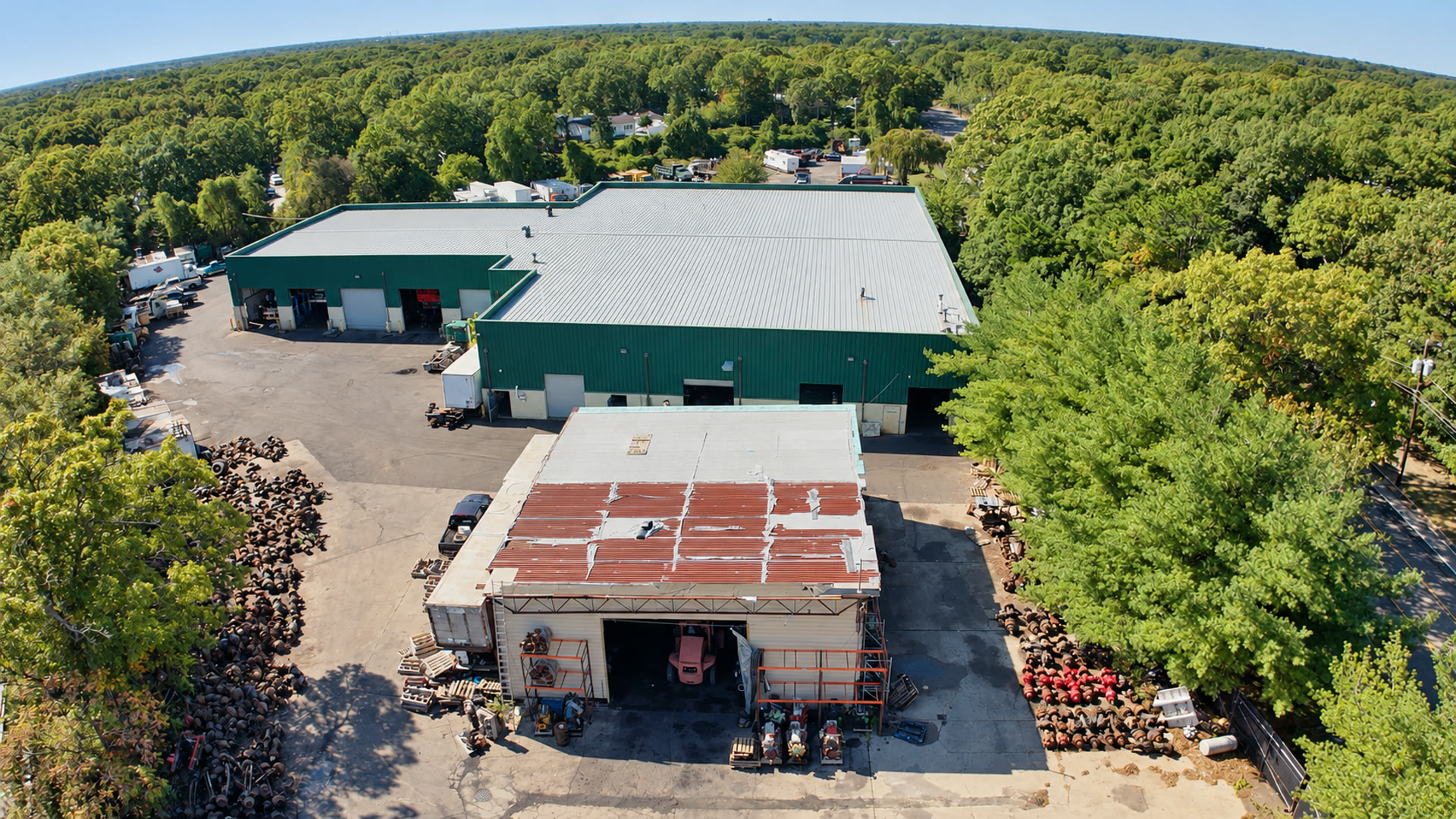 Rear annex aerial view