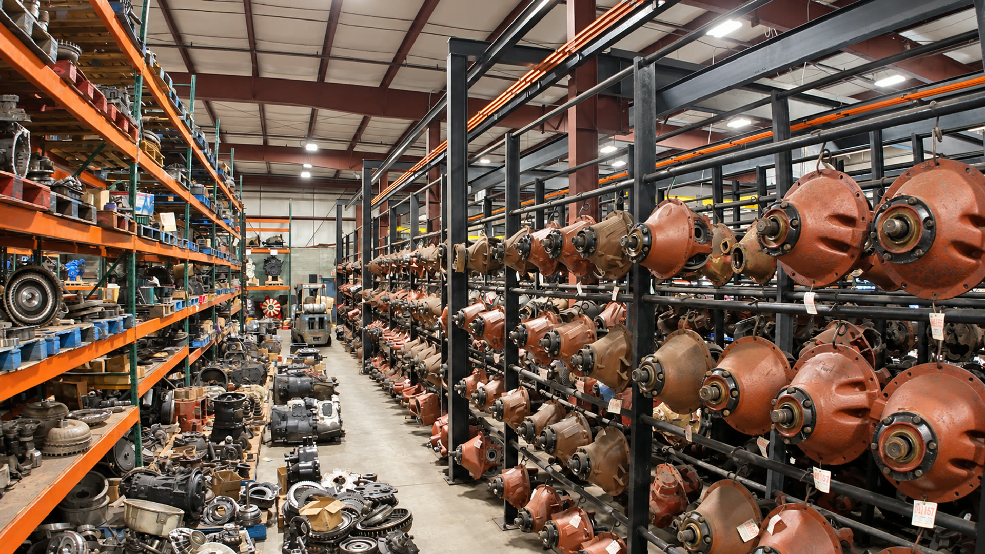 Main differential inventory aisle