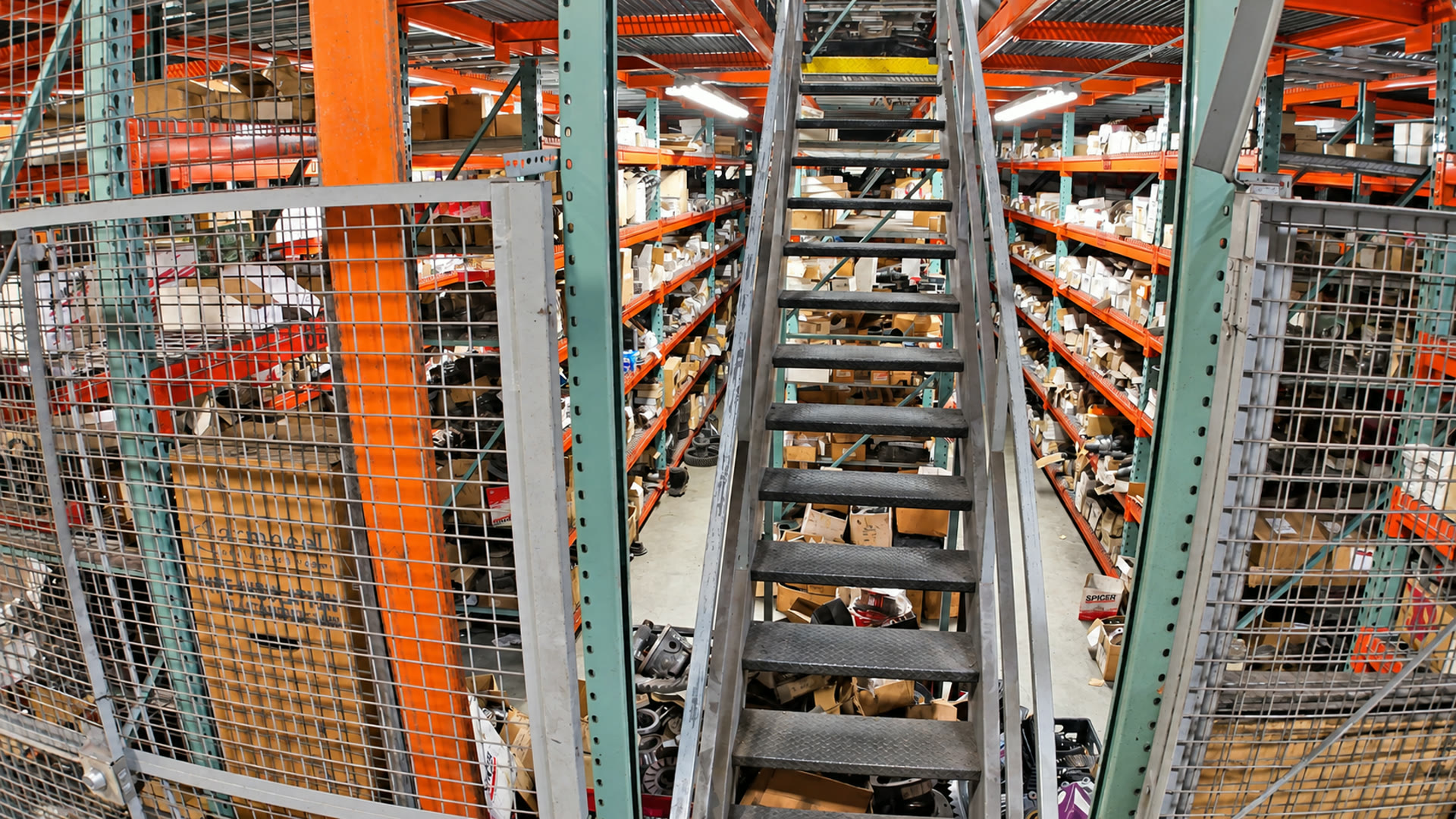Upper inventory racks