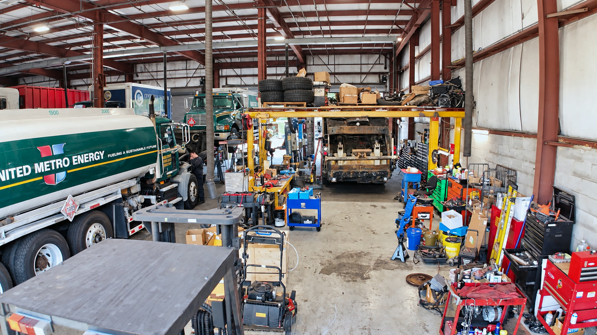 Workshop entrance