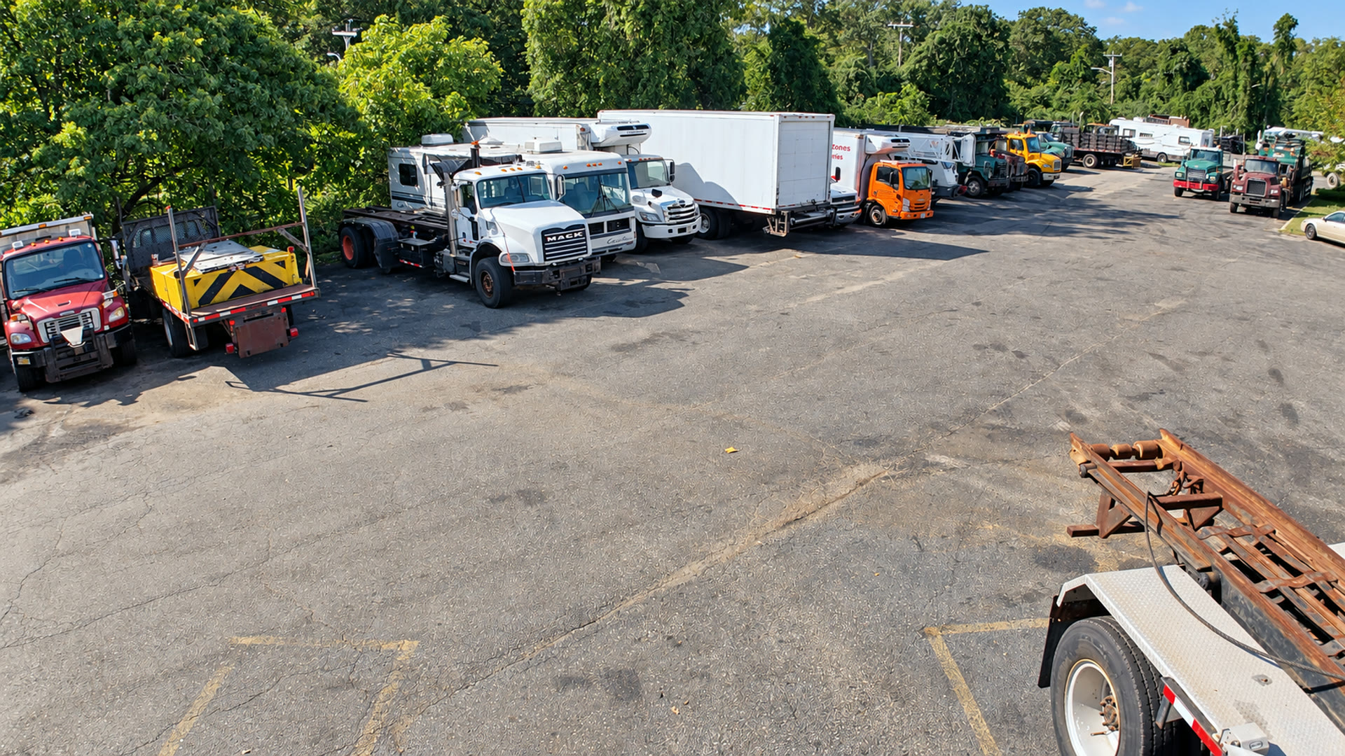 Outdoor truck fleet